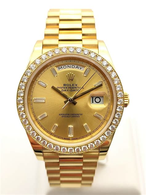 18carat gold rolex ring|rolex day date 40 yellow gold.